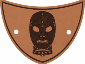 Kožená spona do vlasů - Deluxe - Deprivační maska 2