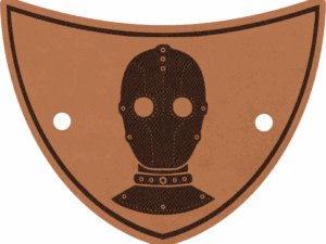 Kožená spona do vlasů - Deluxe - Deprivační maska 1