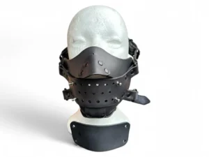 Leather BDSM mask „Hannibal“