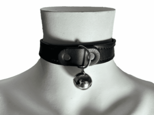 Narrow Leather BDSM Collar 
