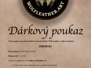 Dárkový poukaz Wolf Leather