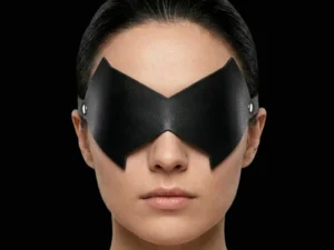 Kožená maska na oči 5