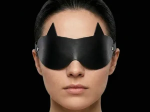 Kožená maska na oči 7