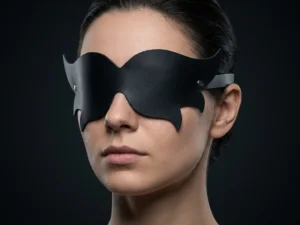 Kožená maska na oči 6